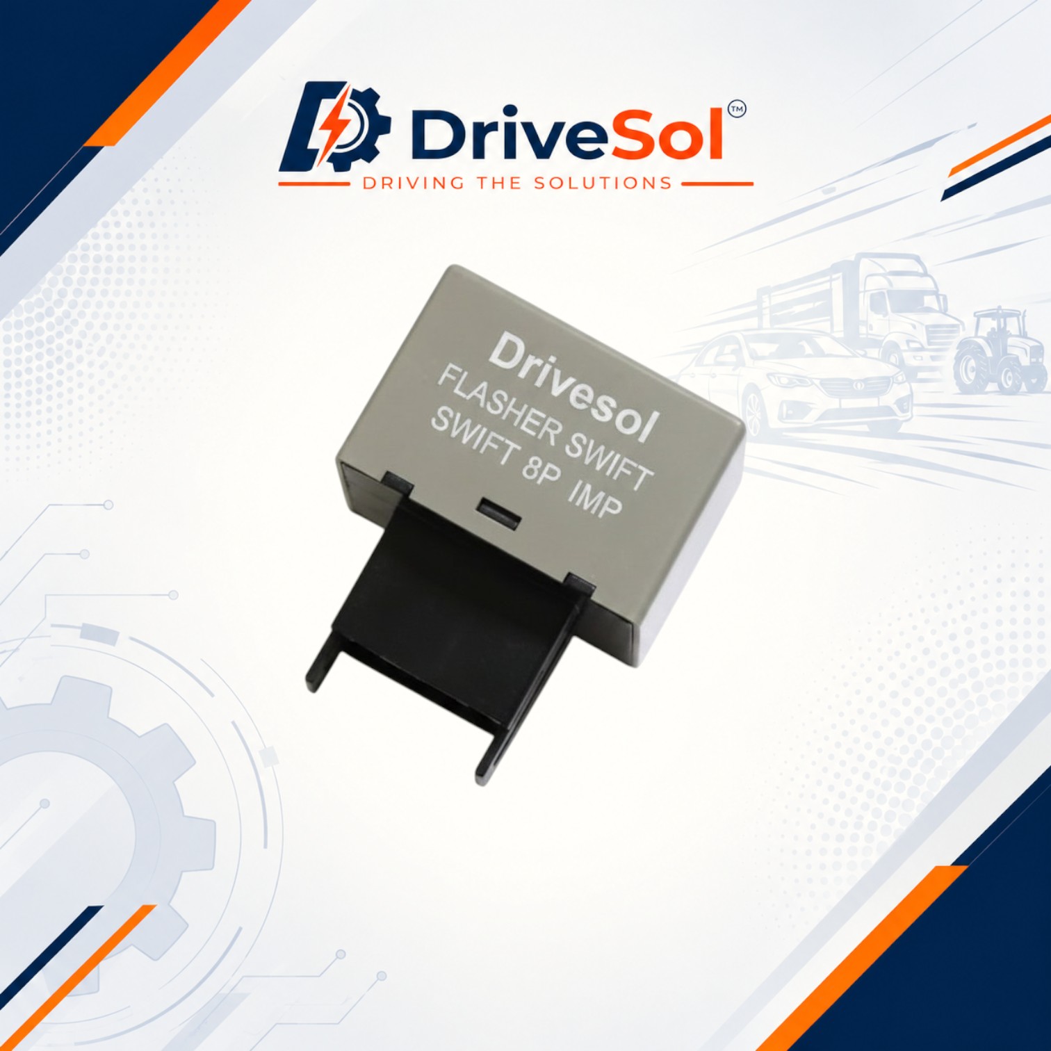 DSF-325 FLASHER SWIFT/WAGON-R 8 PIN 12V - Image 1