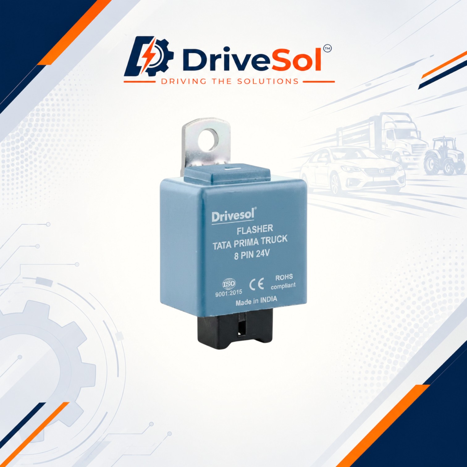 DSF-348 FLASHER TATA PRIMA/SIGNA TRUCK 8 PIN 24V - Image 1